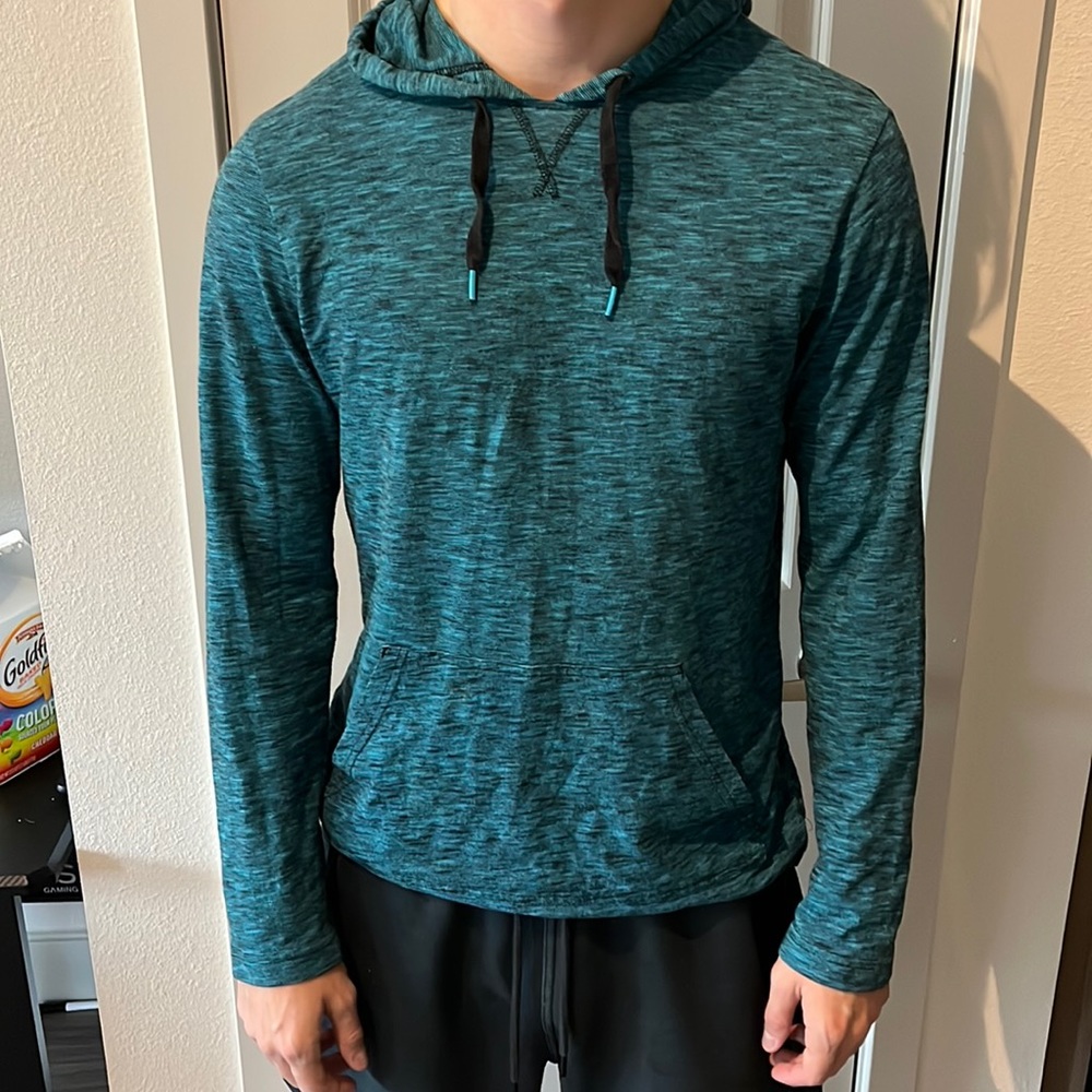 Blue and Black Tony Hawk Original 1998 Lightweight Hoodie Sweater